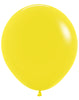 18 inch Sempertex Fashion Yellow Latex Balloons with Helium Hi Float