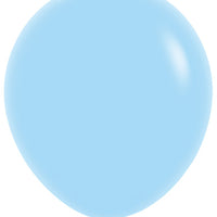 18 inch Sempertex Pastel Matte Blue Latex Balloons Helium Hi Float