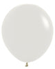 18 inch Sempertex Pastel Dusk Cream Latex Balloons Helium Hi Float