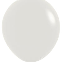 18 inch Sempertex Pastel Dusk Cream Latex Balloons Helium Hi Float