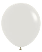 18 inch Sempertex Pastel Dusk Cream Latex Balloons Helium Hi Float