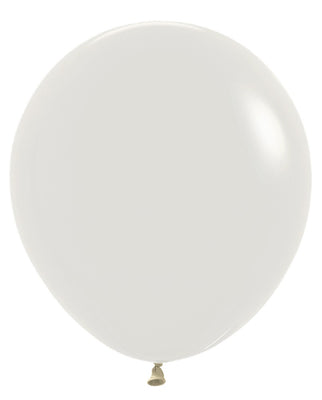 18 inch Sempertex Pastel Dusk Cream Latex Balloons Helium Hi Float