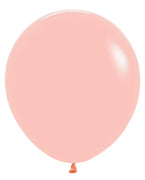 18 inch Sempertex Pastel Matte Melon Latex Balloons Helium Hi Float