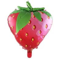 Food Strawberry Shape Foil Balloon with Helium