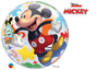 Mickey Mouse Fun Boho Birthday Balloon Bouquet with Helium and Weight