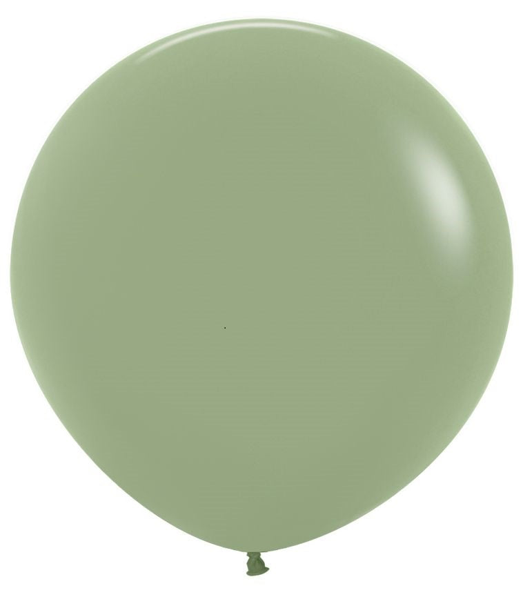 24 inch Sempertex Fashion Eucalyptus Latex Balloons Helium Weight