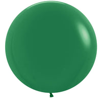 24 inch Sempertex Fashion Forest Green Latex Balloons Helium Weight