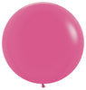 24 inch Sempertex Fashion Fuchsia Latex Balloons Helium HiFloat Weight