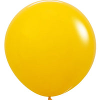 24 inch Sempertex Fashon Honey Yellow Latex Balloons Helium Weight