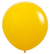 24 inch Sempertex Fashon Honey Yellow Latex Balloons Helium Weight