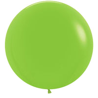 24 inch Sempertex Fashion Lime Green Latex Balloons Helium Weight