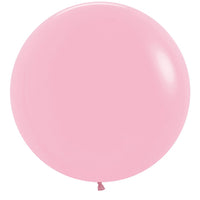 24 inch Sempertex Fashion Piink Latex Balloons Helium Hi Float Weight