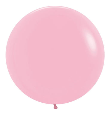 24 inch Sempertex Fashion Piink Latex Balloons Helium Hi Float Weight