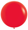 24 inch Sempertex Fashion Red Latex Balloons Helium Hi Float Weight