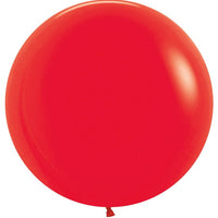 24 inch Sempertex Fashion Red Latex Balloons Helium Hi Float Weight