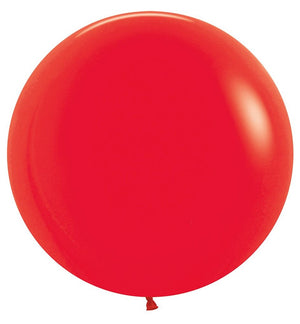 24 inch Sempertex Fashion Red Latex Balloons Helium Hi Float Weight