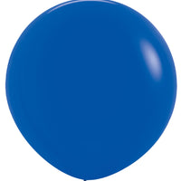 24 inch Sempertex Fashion Royal Blue Latex Balloons with Helium Weight