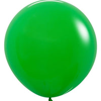 24 inch Sempertex Fashion Shamrock Green Latex Balloons Helium Weight