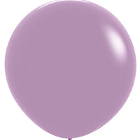 24 inch Sempertex Pastel Dusk Lavender Latex Balloons with Helium Weight