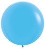 24 inch Sempertex Fashion Blue Latex Balloons with Helium and Weight