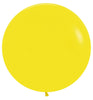 24 inch Sempertex Fashion Yellow Latex Balloons Helium HiFloat Weight