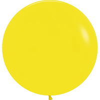 24 inch Sempertex Fashion Yellow Latex Balloons Helium HiFloat Weight