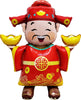 Chinese New Year God of Prosperity Gold Inots Stand Balloon AIR FILLED