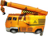 Construction Truck Crane Birthday Balloon with Helium and Weight