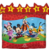 Mickey Mouse Clubhouse Birthday Balloons with Helium and Weight