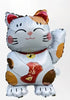 Chinese New Year Lucky Cat Balloons Stand Up AIR FILLED ONLY