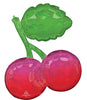 Cherries Iridescent Cherry Shape Foil Balloons with Helium and Weight