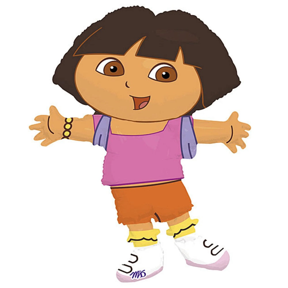 Dora the Explorer Birthday Balloon with Helium Weight