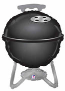 Blac Barbeque Grill Foil Balloon with Helium and Weight