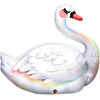 Large Graceful Swan Shape Foil Balloons with Helium and Weight
