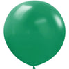 36 inch Sempertex Round Forest Green Latex Balloons with Helium Weight