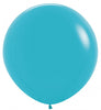 36 inch Sempertex Fashion Jumbo Caribbean Blue Balloons Helium Weight