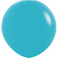 36 inch Sempertex Fashion Jumbo Caribbean Blue Balloons Helium Weight