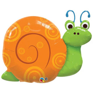 Snail Swirl Shape Birthday Balloons with Helium and Weight