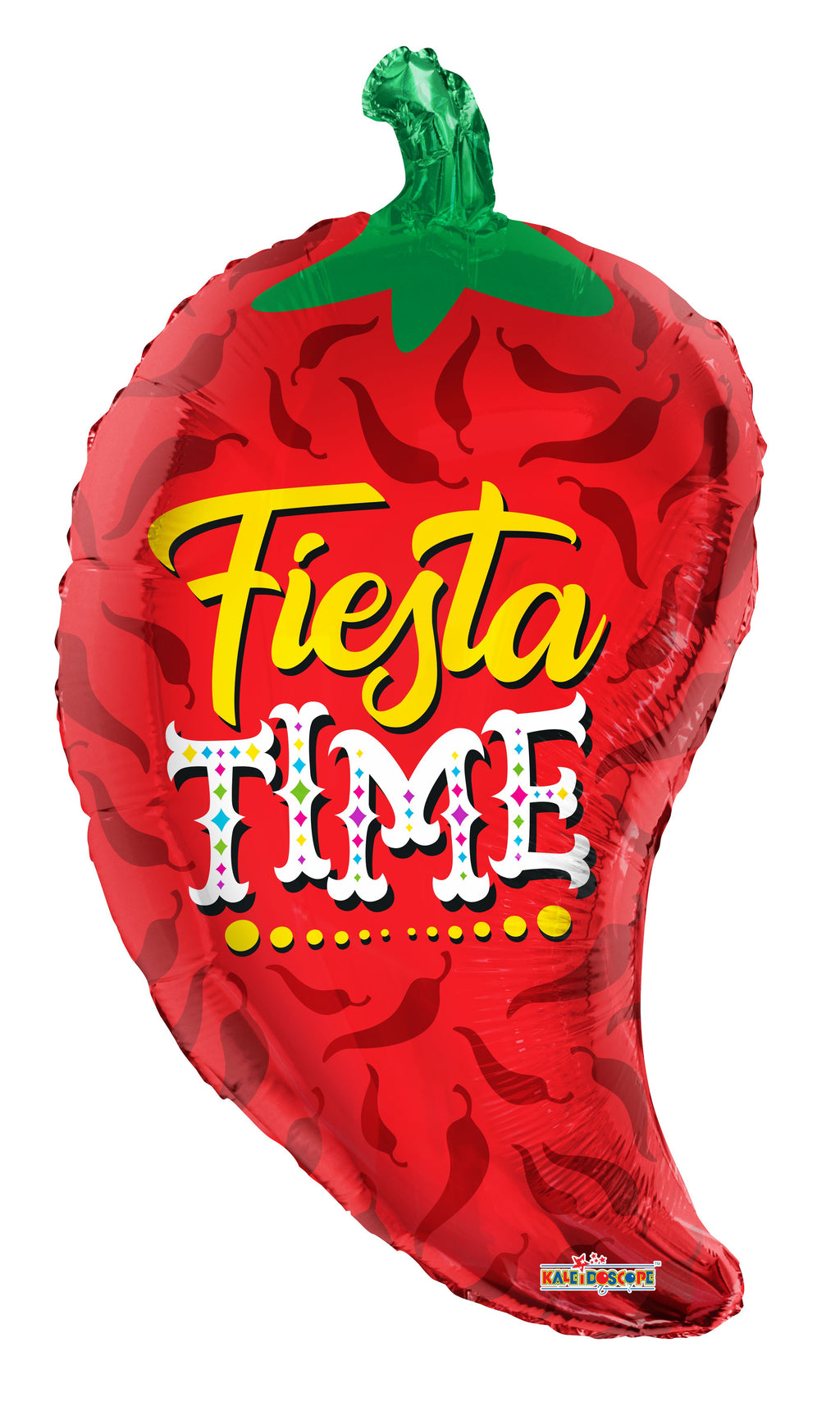 Fiesta Time Red Chili Pepper Balloon with Helium and Weight