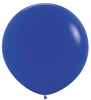 36 inch Sempertex Round Royal Blue Latex Balloons with Helium and Weight