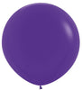 36 inch Sempertex Round Violet Purple Latex Balloons Helium Weight