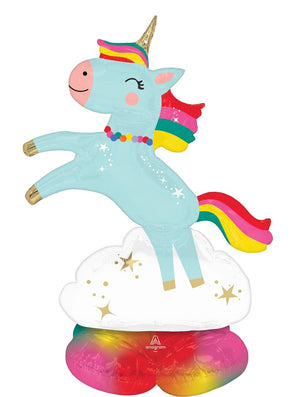 Unicorn Magic Birthday Junior Airloonz Balloons AIR FILLED ONLY