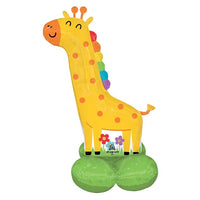 Jungle Animals Birthday Giraffe Airloonz Balloon AIR FILLED ONLY