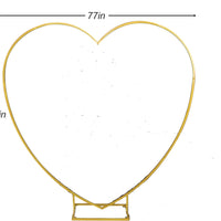 Heart Shape Balloon Arch Frame Rental