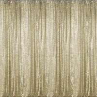 Backdrop Sequin Champagne Curtains with Frame Rentals