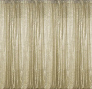 Backdrop Sequin Champagne Curtains with Frame Rentals