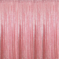 Backdrop Sequin Pink Curtains with Frame Rentals