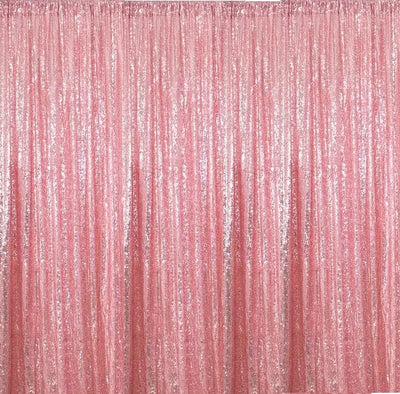 Backdrop Sequin Pink Curtains with Frame Rentals