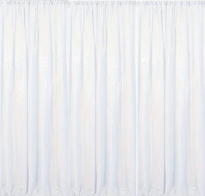 Backdrop Sequin White Curtains with Frame Rentals