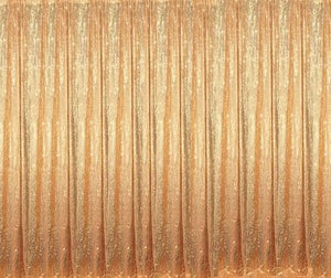 Backdrop Sequin Gold Curtains with Frame Rentals